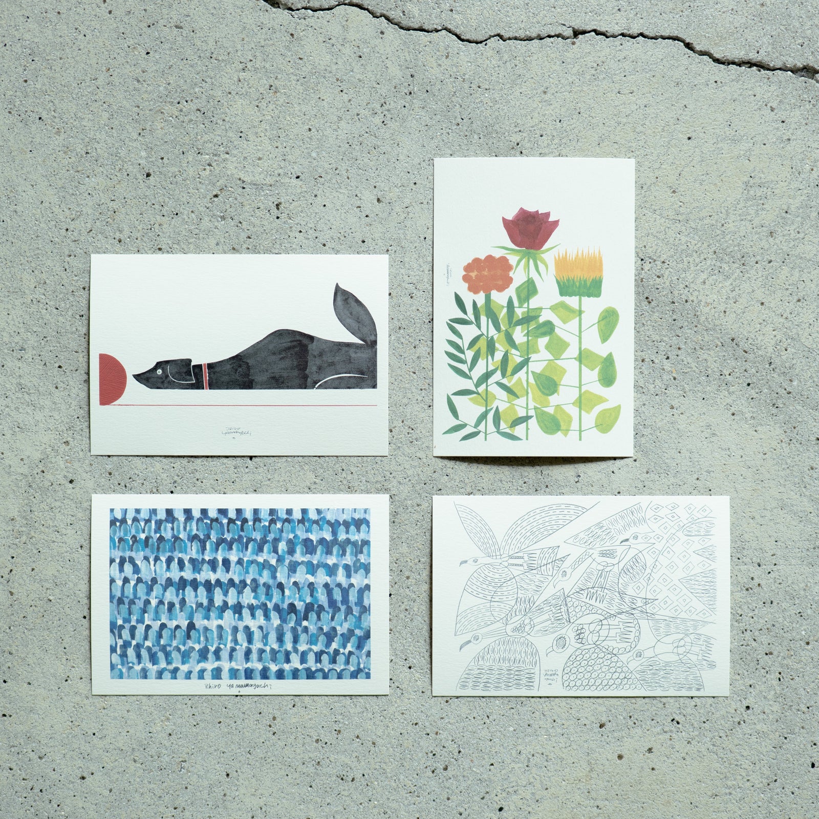 Ichiro Yamaguchi Postcard set No.1 山口一郎 ポストカードセット