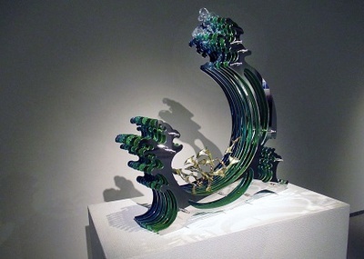 宮田亮平のイルカの「シュプリンゲン」展: ギャラリー静河