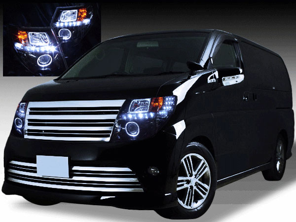 E51系 エルグランド 中期/後期 純正HID車 AFS仕様車用 純正ドレス