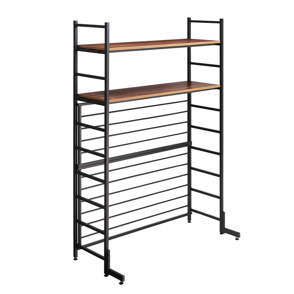 フレームラック OS 片面 机上棚タイプ 幅126.5cm 高さ182.4cm (本棚