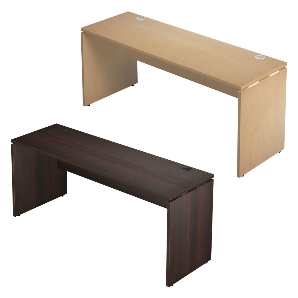 AFデスク 木目 幅160cm 奥行70cm ( オフィスデスク パソコンデスク