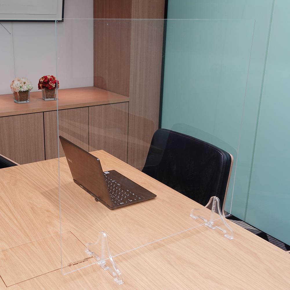 飛沫防止】リサイクル アクリルパネル 幅60cm 高さ60cm (コロナ対策