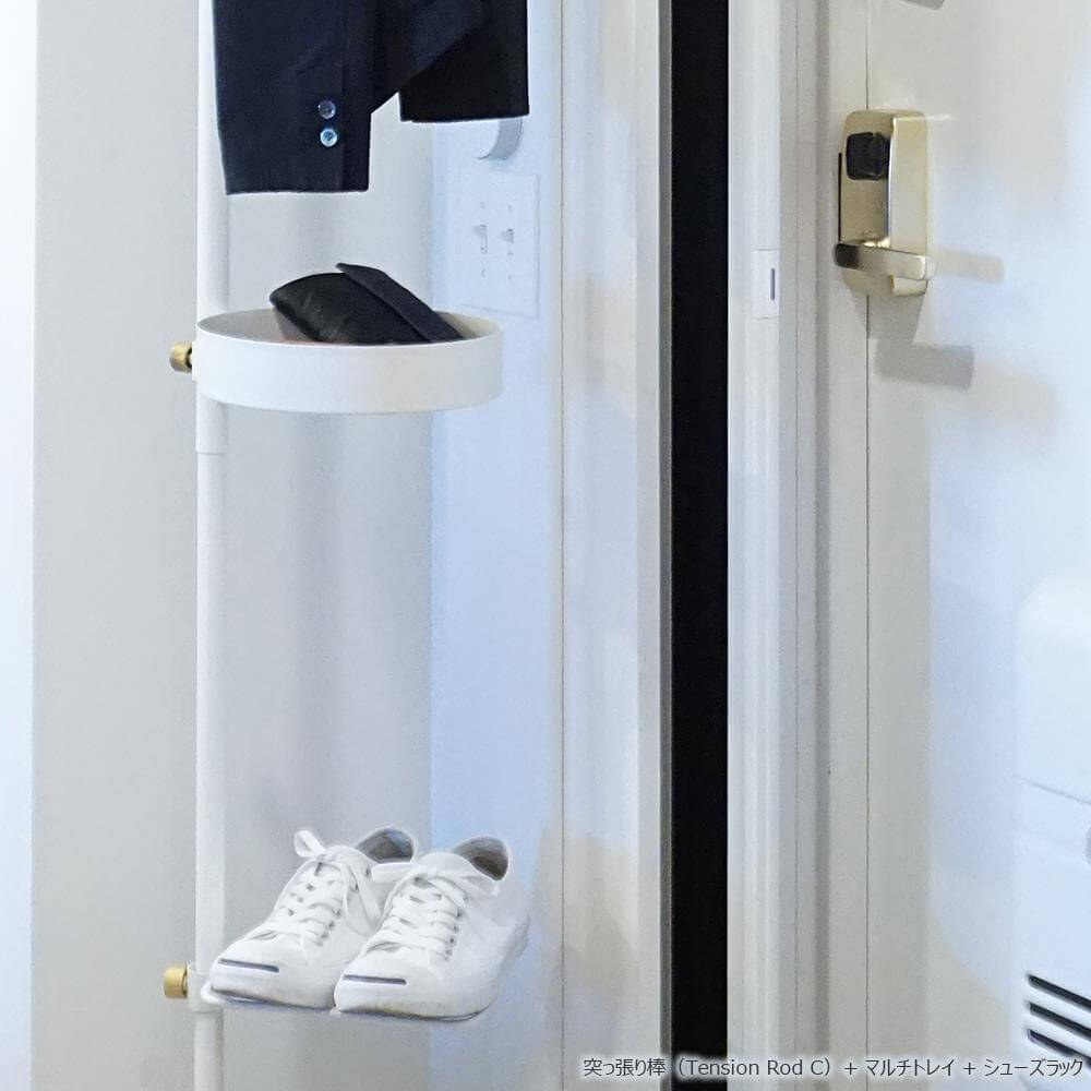 DRAW A LINE(ドローアライン)シューズラック D-SR017 Shoes Rack 白