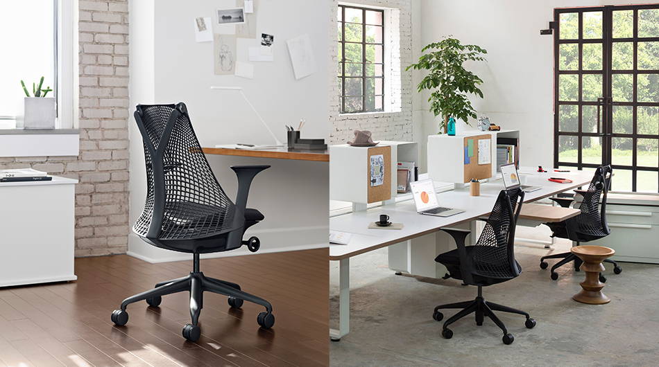HermanMiller/ハーマンミラー セイルチェア 肘付き 高機能 オフィス
