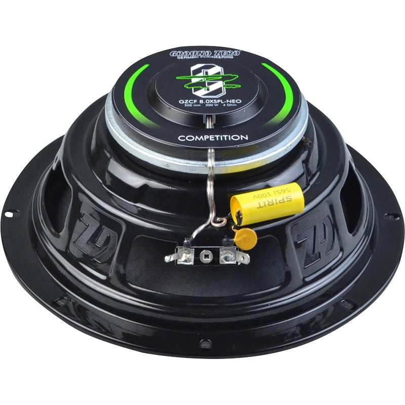 Ground Zero GZCF 8.0XSPL-NEO | 8″ Coaxial Speaker | Neodymium