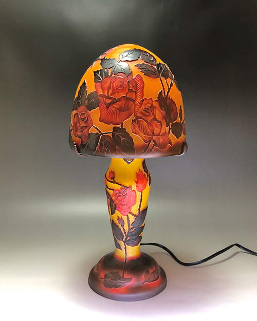 galle ガレ風ランプ彫刻工房