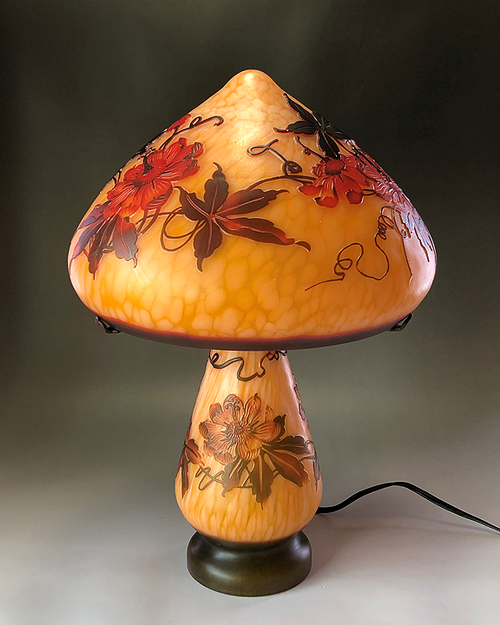 galle ガレ風ランプ彫刻工房