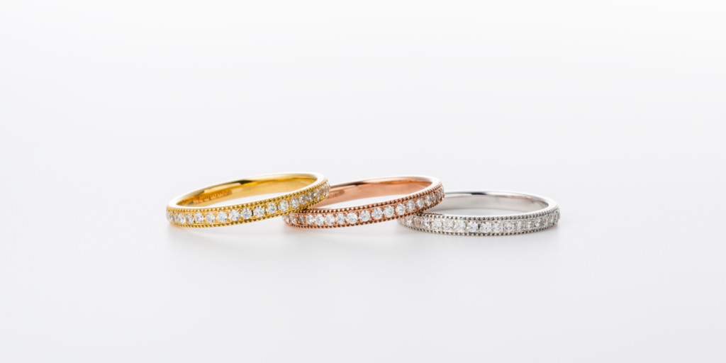 garden神戸三ノ宮Half Mill Grain Eternity Ring /ハーフミルグレイン