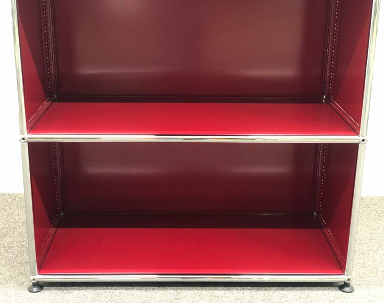 □USM/ハラーシステム□1列3段 オープンシェルフ 赤 -1 | 入荷商品