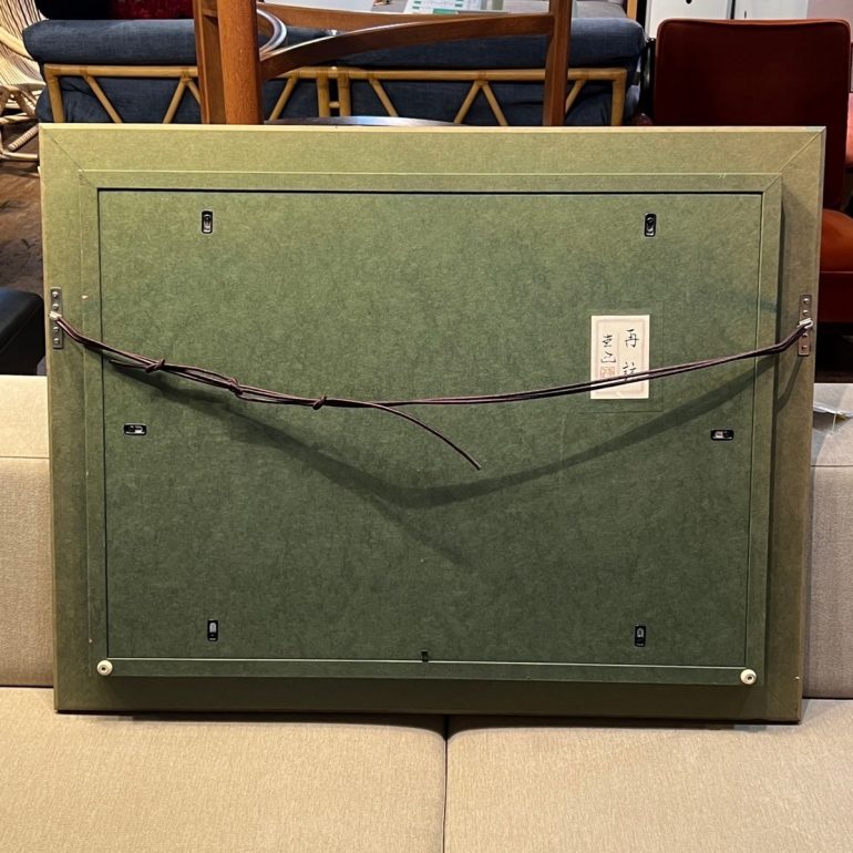 小谷野直己、【花影】、希少な額装用画集より、新品額装付、状態良好