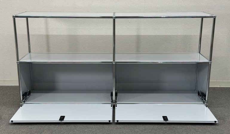 再入荷！正規品 ほぼ未使用品□USMハラー□キャビネットシェルフ 2列2