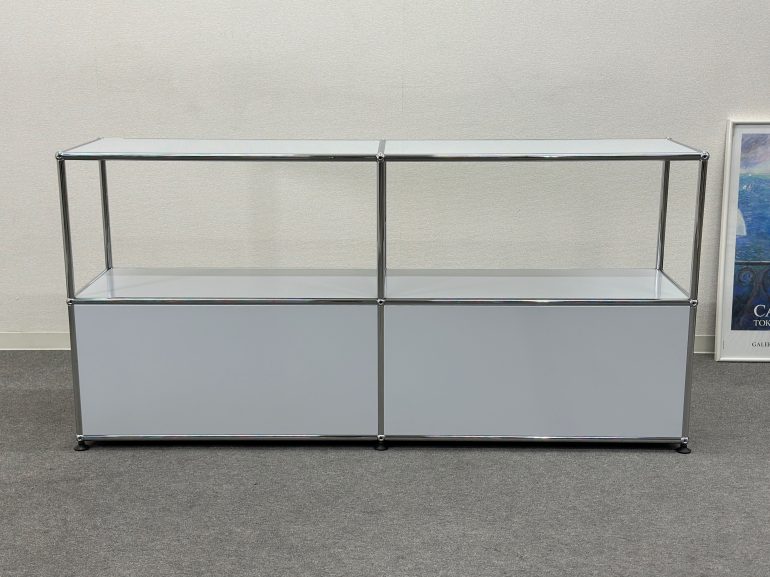再入荷！正規品 ほぼ未使用品□USMハラー□キャビネットシェルフ 2列2