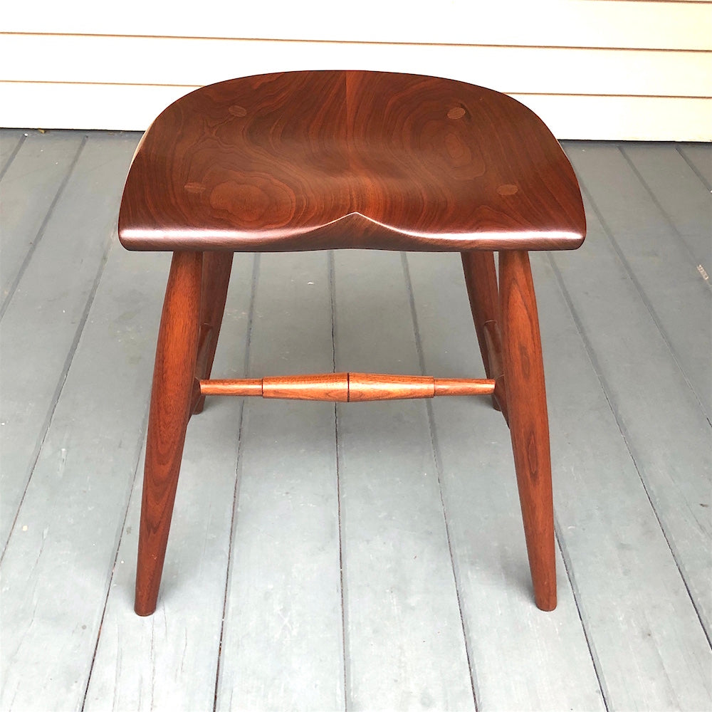 Black Walnut Guitar Stool, black walnut bench, stool, guitar chair