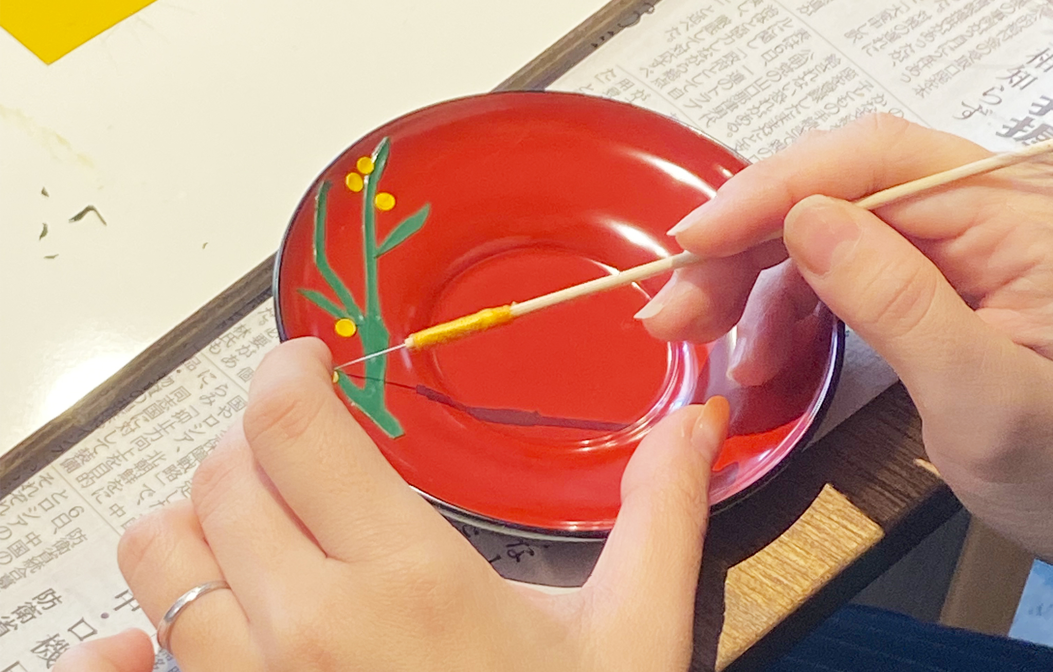 開催レポート】料理の付加価値を高める伝統の器 『角萬漆器』堆錦