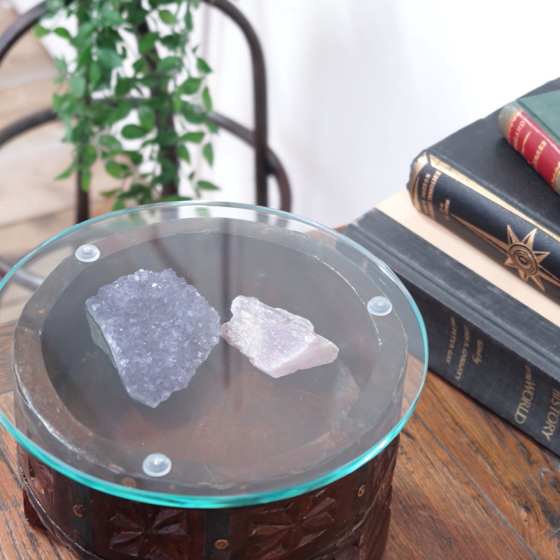 ガラスミニテーブル コレクションテーブル｜マライカ公式通販