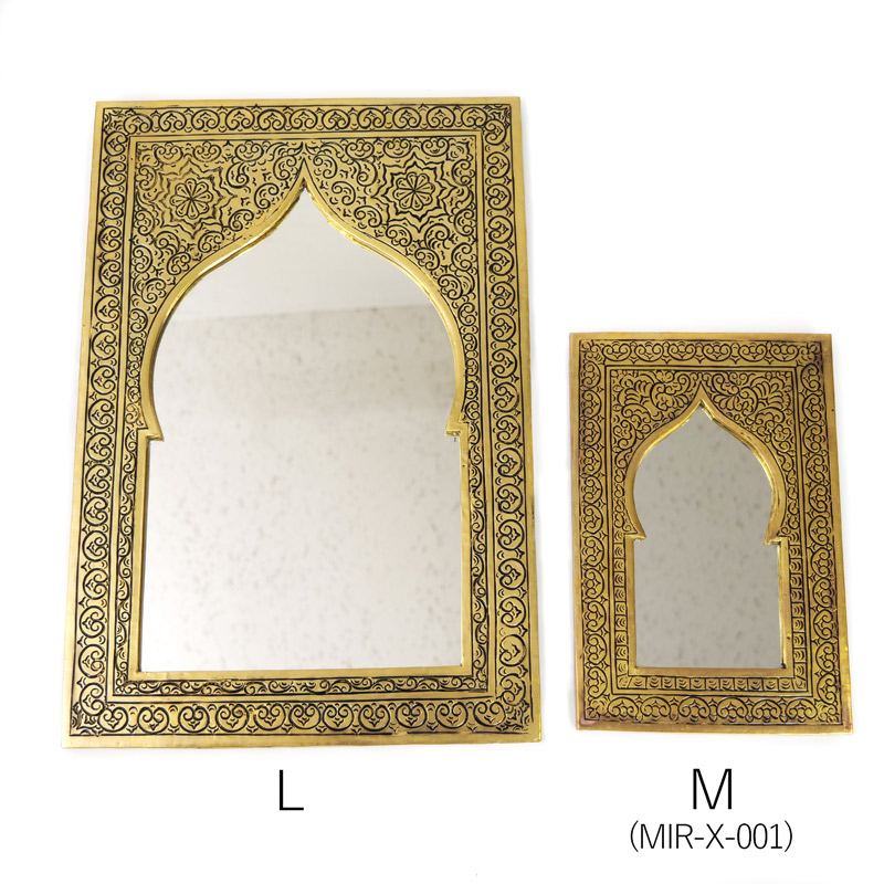 モロッコ真鍮ミラーLサイズ｜マライカ公式通販
