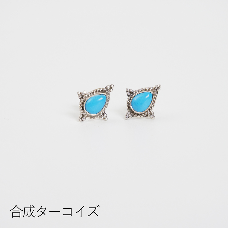 シルバー×天然石ピアス ランバス【メール便可】｜マライカ公式通販