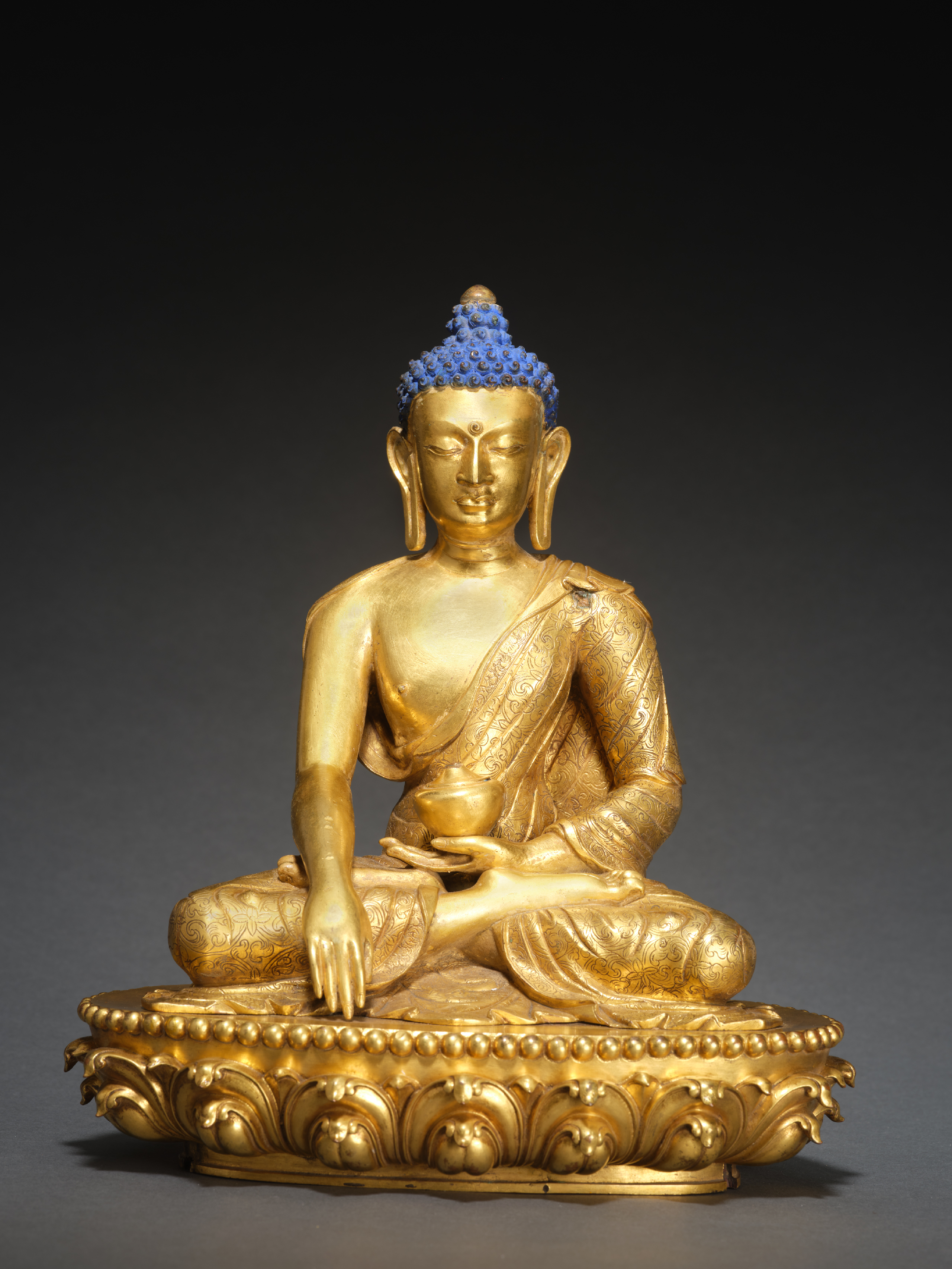 铜镀金释迦牟尼佛像- 故宫博物院