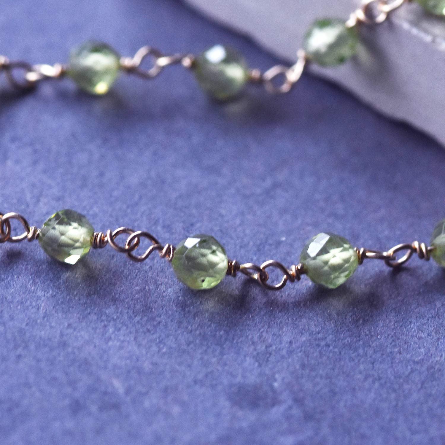 ペリドットブレスレット【8月の誕生石】Peridot Bracelet – gemish