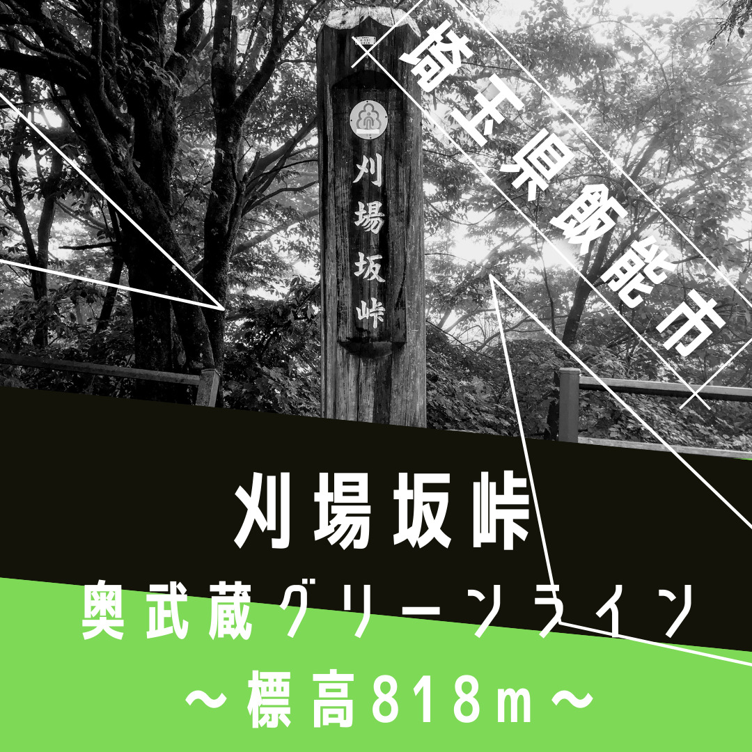 峠巡り】大パノラマ！｜標高818m｜刈場坂峠｜埼玉県飯能市