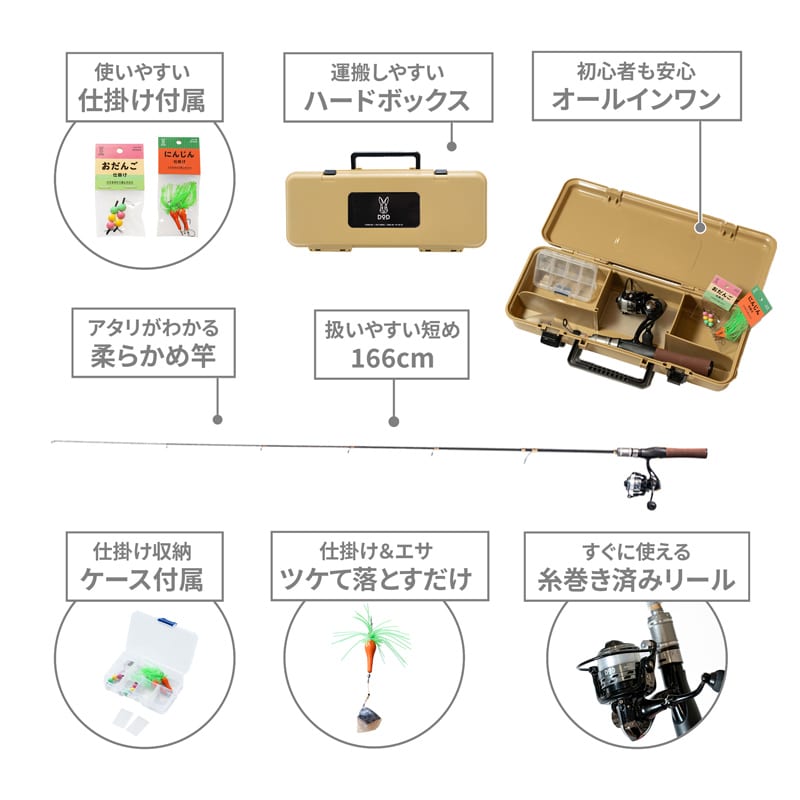 DOD」のオールインワン釣具セット「釣りボックス」登場！ | CAMPLOG GEAR
