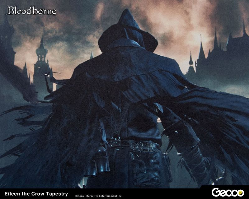 Bloodborne 狩人狩り アイリーン B2サイズ タペストリー - Gecco Direct
