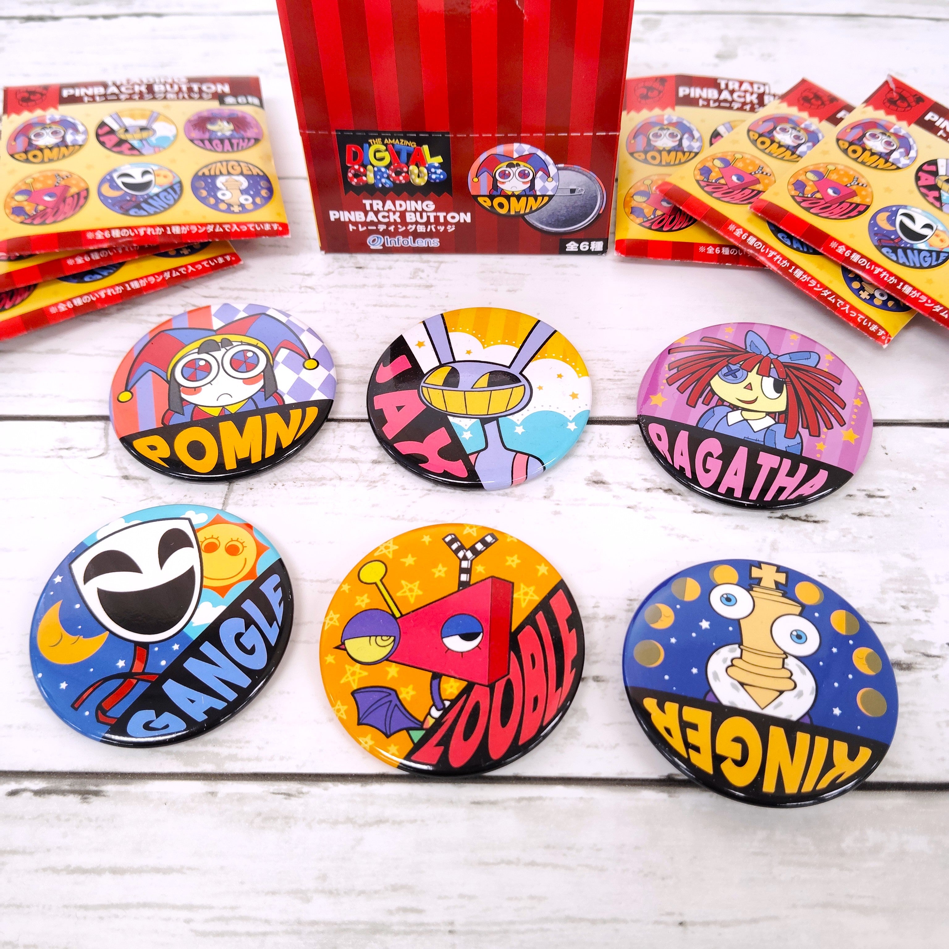 アメイジングデジタルサーカス トレーディング缶バッジ – インフォ