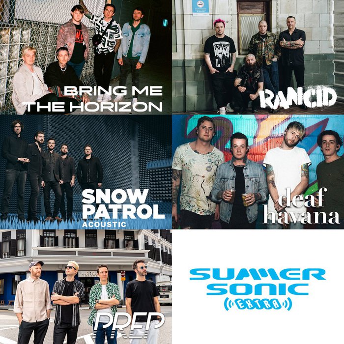 サマソニ出演のBRING ME THE HORIZON、RANCID、DEAF HAVANAらが単独