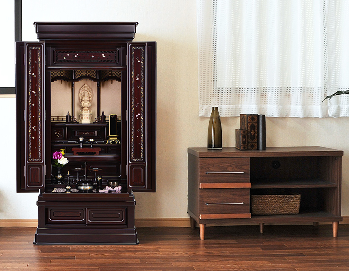 床置き唐木仏壇 翔荘 紫檀調 別台 18×43号 | 仏壇・仏具・位牌の専門店