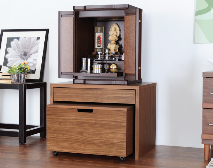 仏壇台 スポット ブラウン・ブラック・ダーク・ライト | 仏壇・仏具