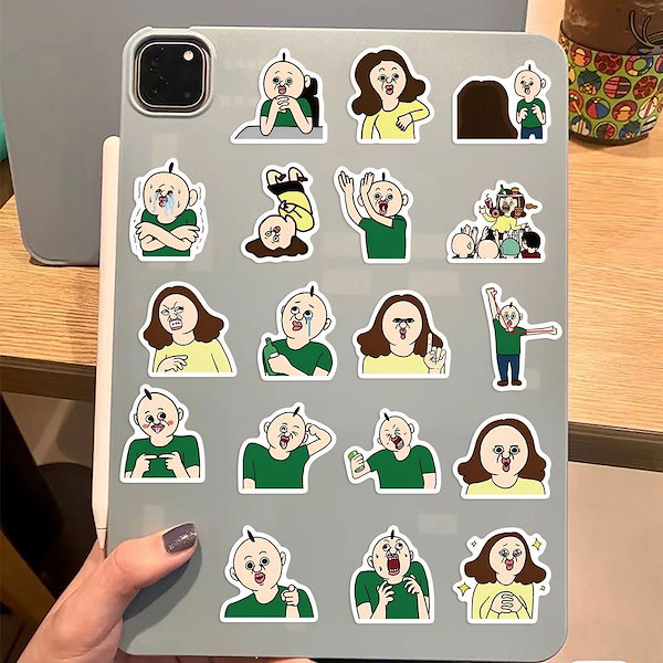 Qoo10] パンパン ステッカー パンパンくんの日常