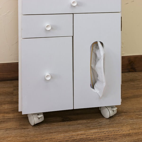 Qoo10] コスメワゴン 縦型 小物収納 ドレッサー