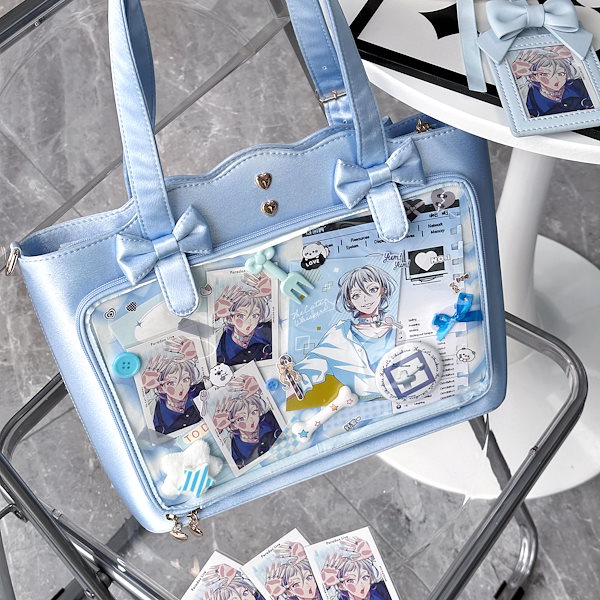 Qoo10] 痛バッグ 痛バ 58mm 75mm 缶バ