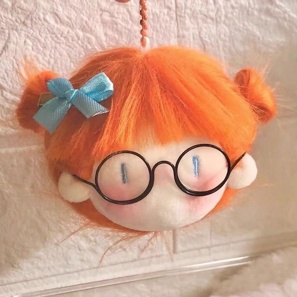 Qoo10] 可愛いお団子ヘアの揚げ毛綿人形ストラップ