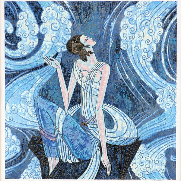 丁紹光 ティン・シャオ・クァン 「ドリーム」 額無 アートパネル No