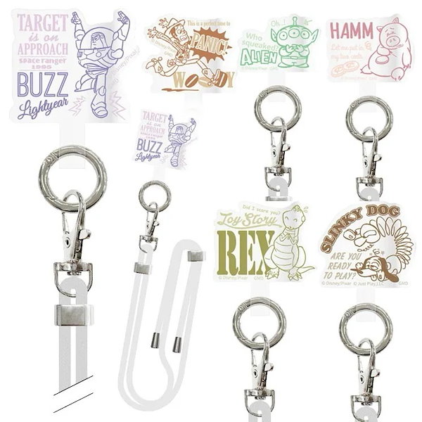 Qoo10] トイストーリー スマホ ショルダーストラ