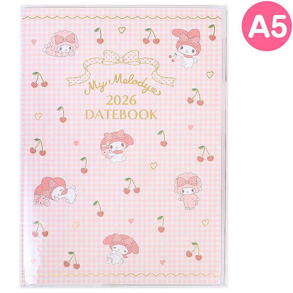 Qoo10] マイメロディ 手帳 A5 デイトブック