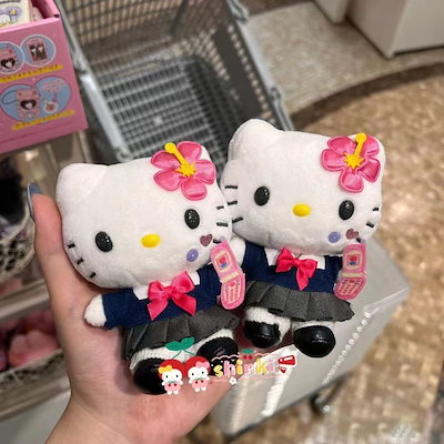 Qoo10] ハローキティストラップ海軍jkぬいぐるみ
