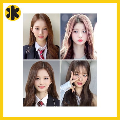 Qoo10] NMIXX ソリュン 証明写真風カード