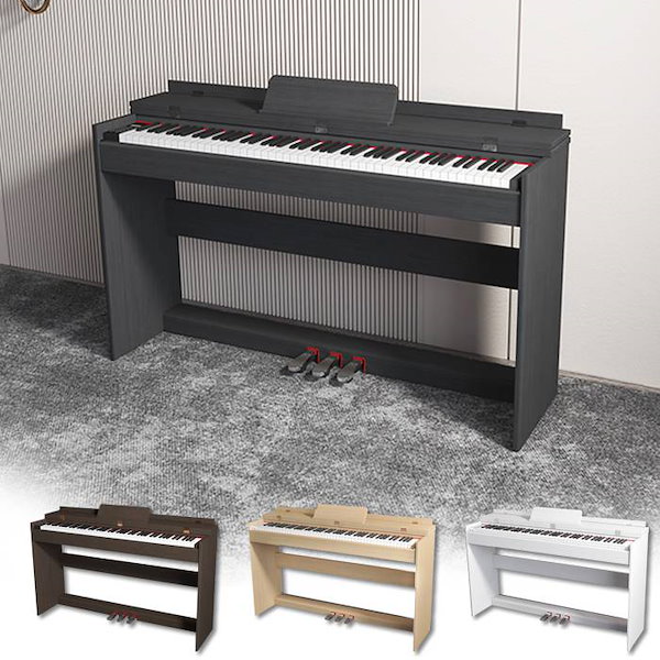 Qoo10] 電子ピアノ 88鍵盤 ハンマーアクション