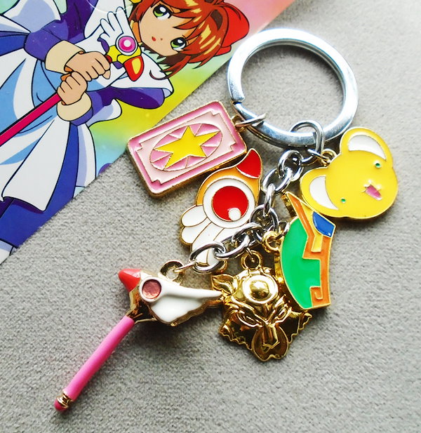 Qoo10] カードキャプターさくらキーホルダー6ペン