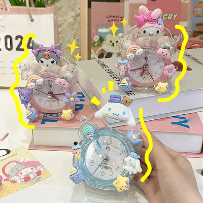 Qoo10] キャラクター目覚まし時計 置き時計 アナ