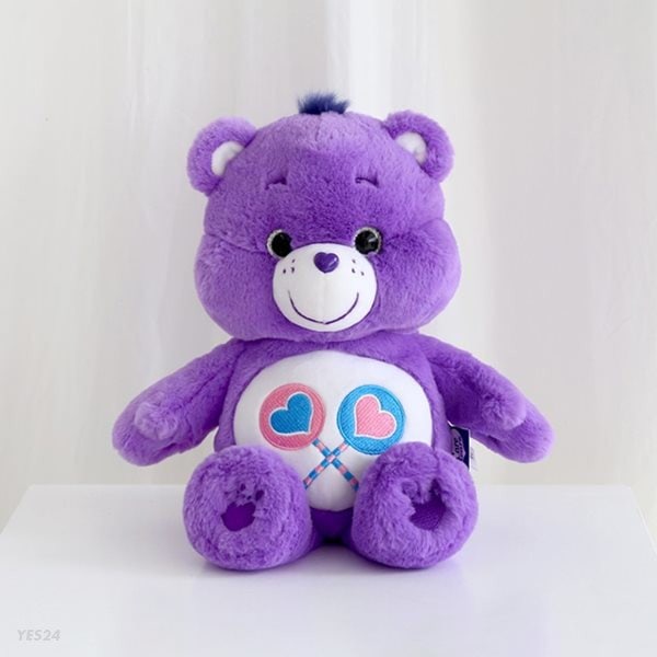 Qoo10] クマのぬいぐるみ 紫色