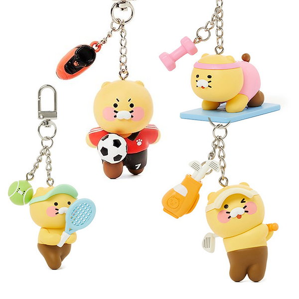 Qoo10] カカオフレンズ チュンシクスポーツ フィギュアキーリング