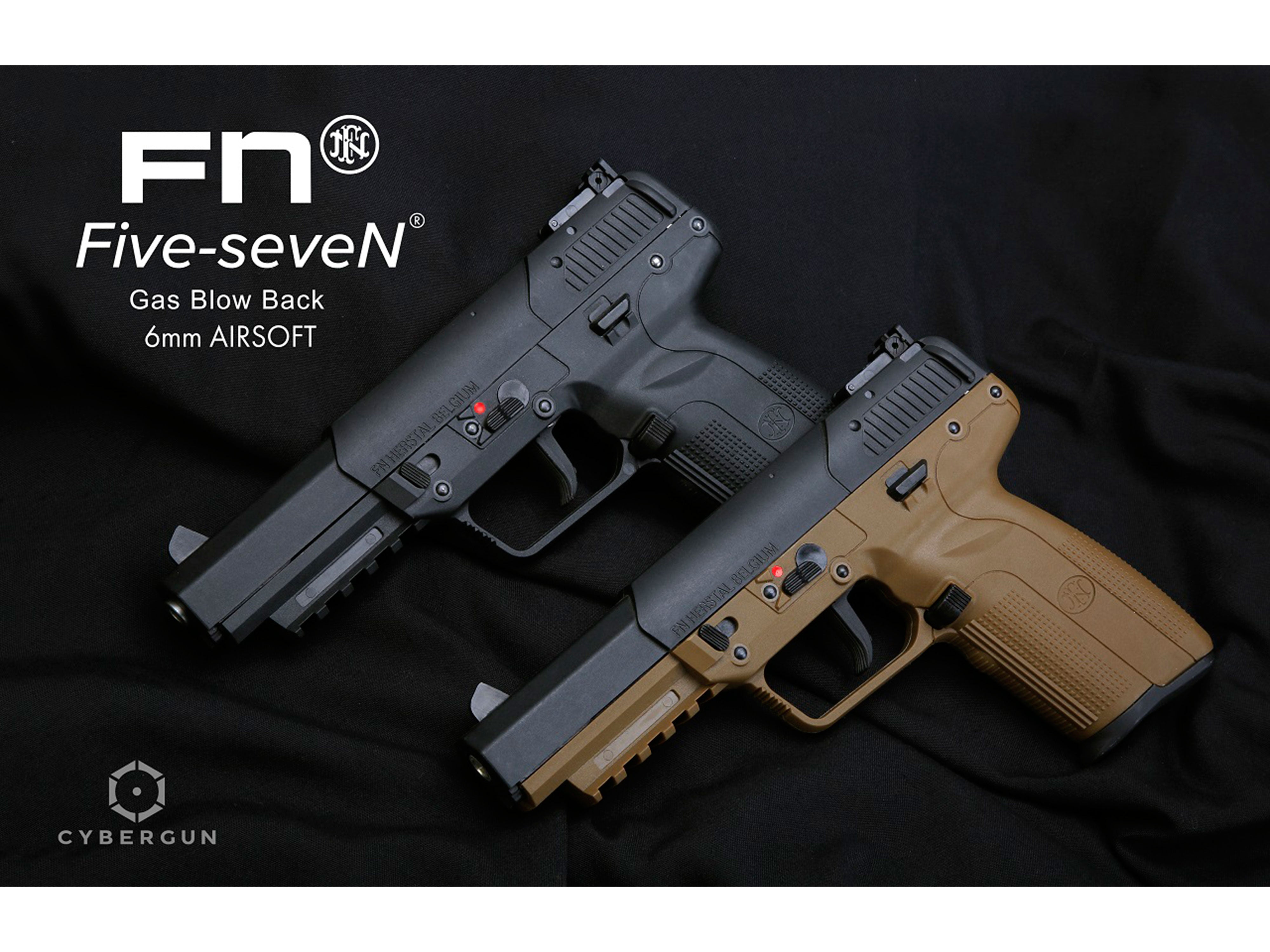 CYBERGUN FN Five-seveN® 5-7 ガスブローバック ハンドガン. – GD6-JP