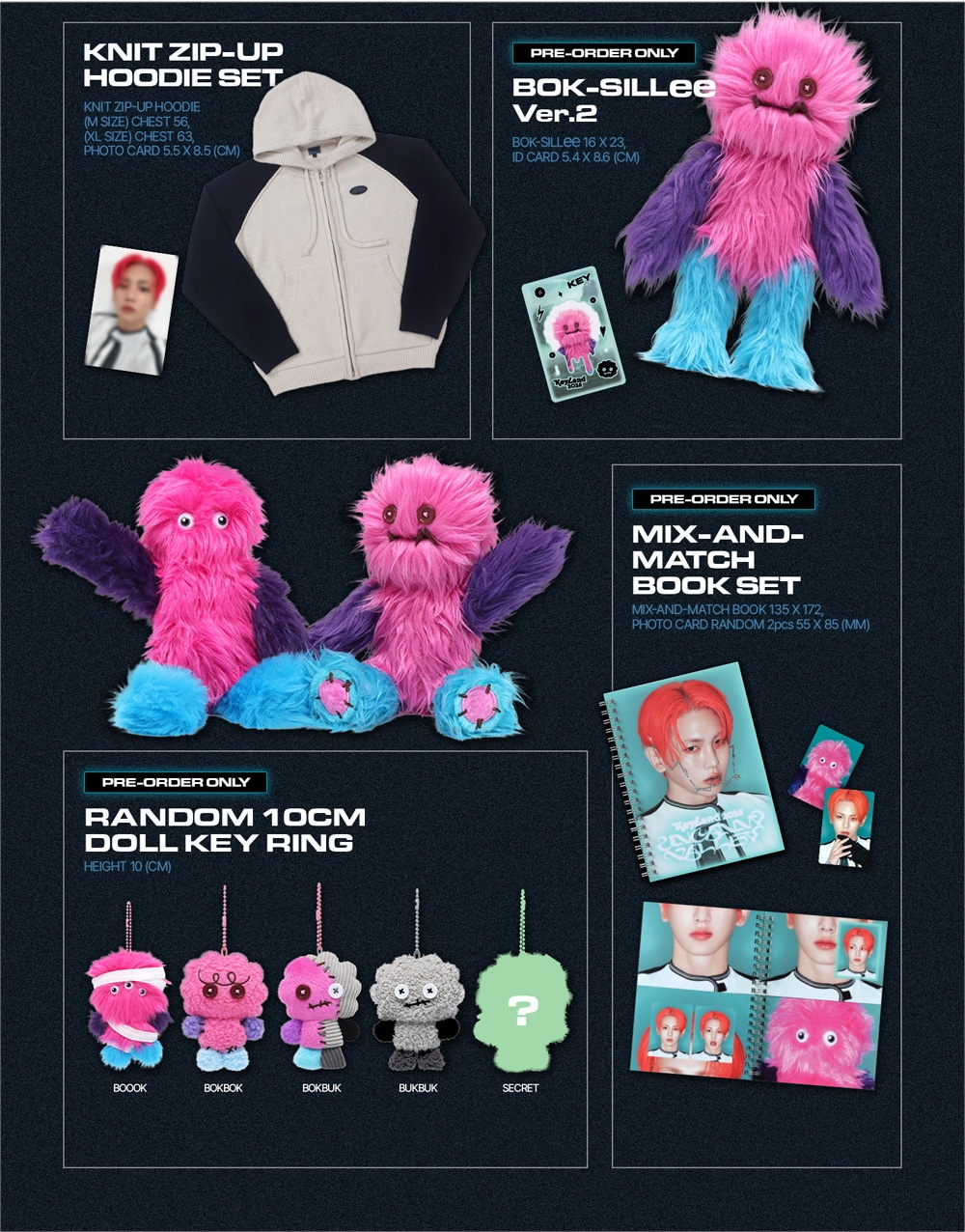 SHINee・KEY】KEYLAND ボクシリ ランダム ドール メロニー [Qoo10] SM