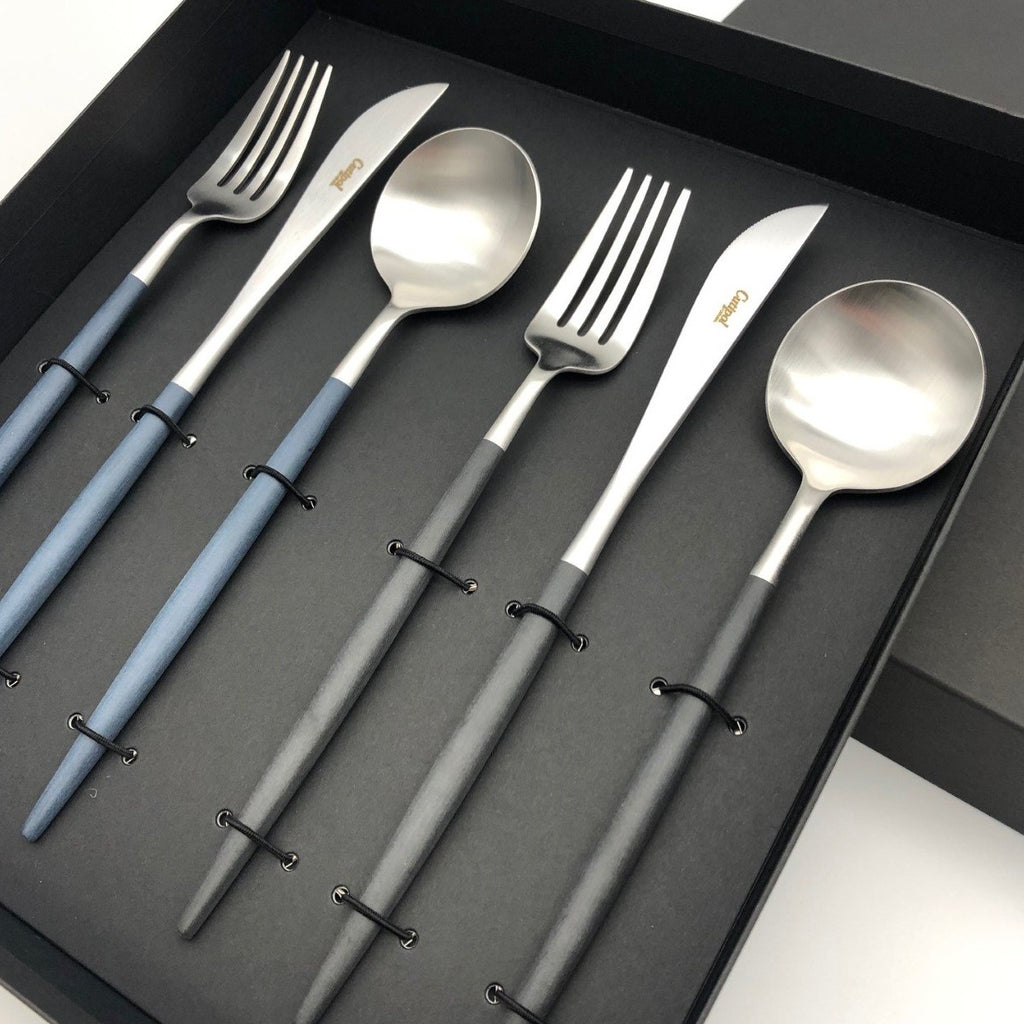 クチポール GOA（ゴア）/ブラック・ブルーシルバー/6本セット/ギフト