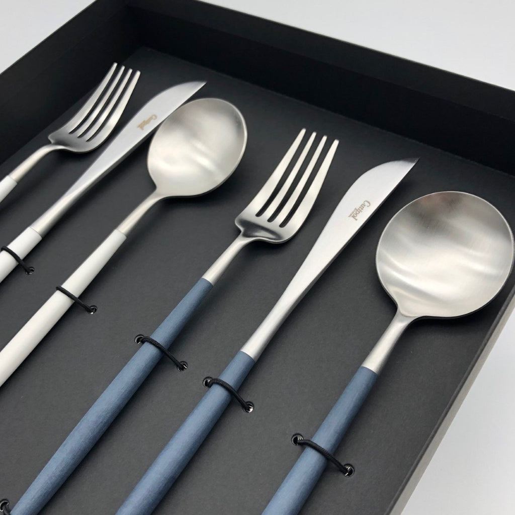 クチポール GOA（ゴア）/ブルー・ホワイトシルバー/6本セット/ギフト