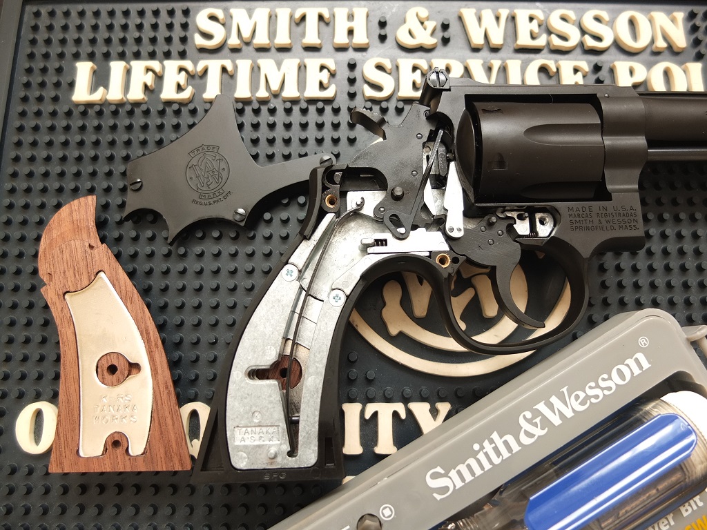 TANAKA S&W M15 Combat Masterpiece .38spl 4inch HW Ver.3: GFCの