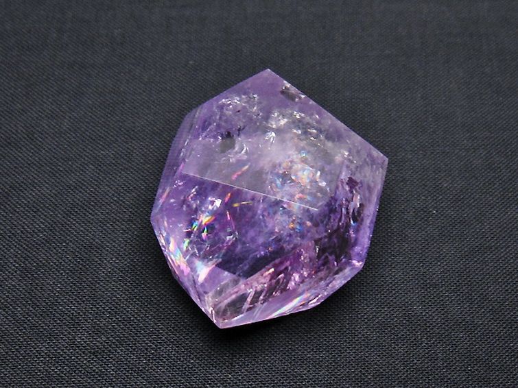 高品質 大きめ アメジスト フラワーアゲート 虹入 スフィア 【公式通販】